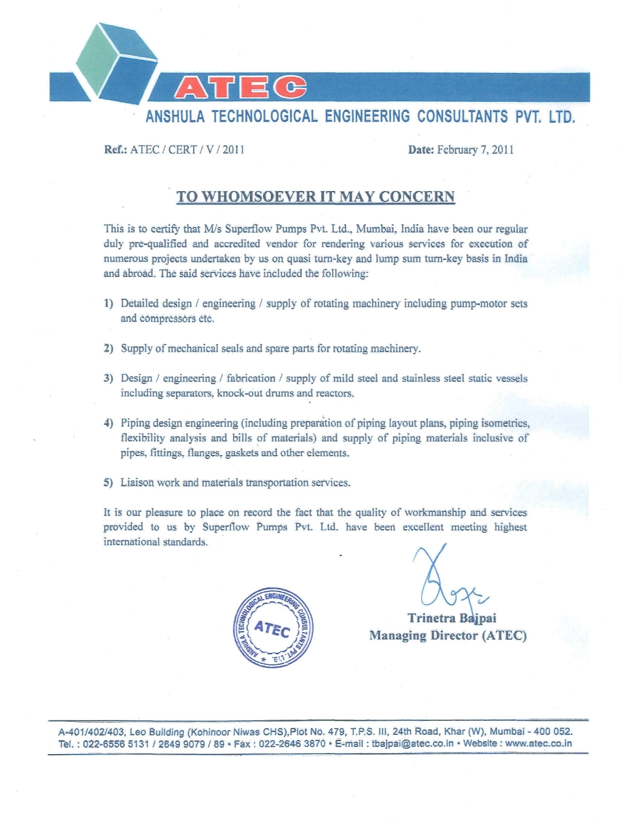 Certificate 7